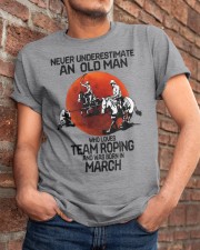 3 team roping never Classic T-Shirt apparel-classic-tshirt-lifestyle-26