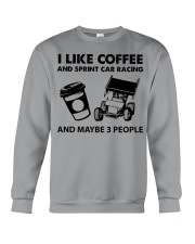 like-coffee-sprint-car-racing Crewneck Sweatshirt tile