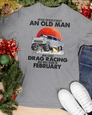 never drag racing-2 Classic T-Shirt apparel-classic-tshirt-lifestyle-front-82