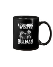 Assuming Kickboxing Old Man Mug tile