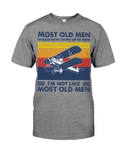 most old men Aerobatics Premium Fit Mens Tee tile