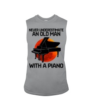 piano never old man Sleeveless Tee tile