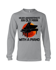 piano never old man Long Sleeve Tee tile