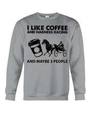 like-coffee-Harness-racing Crewneck Sweatshirt tile
