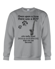 saxophone once upon Crewneck Sweatshirt tile
