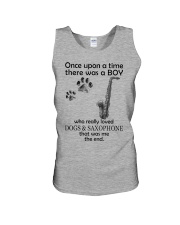 saxophone once upon Unisex Tank tile
