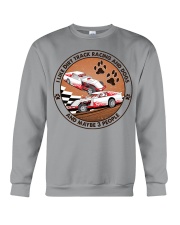 i like dog Dirt track racing Crewneck Sweatshirt tile