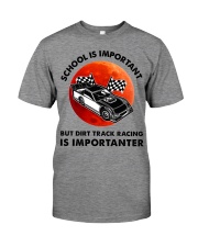 red school-Dirt track racing Premium Fit Mens Tee tile