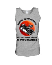 red school-Dirt track racing Unisex Tank tile