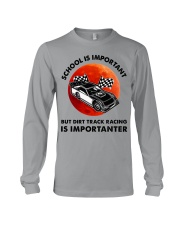 red school-Dirt track racing Long Sleeve Tee tile