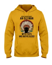 never cats and native blood olm Hooded Sweatshirt tile