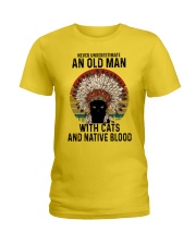 never cats and native blood olm Ladies T-Shirt tile