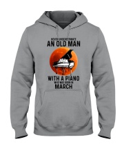 03 piano never old man Hooded Sweatshirt tile