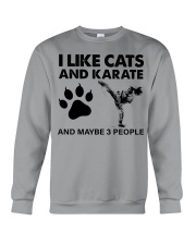 likecats-karate Crewneck Sweatshirt tile