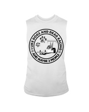 Drag racing like dog mug Sleeveless Tee tile