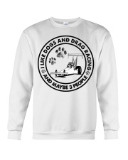 Drag racing like dog mug Crewneck Sweatshirt tile
