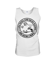 Drag racing like dog mug Unisex Tank tile