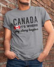 Canada my story begins Classic T-Shirt apparel-classic-tshirt-lifestyle-26