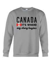 Canada my story begins Crewneck Sweatshirt tile