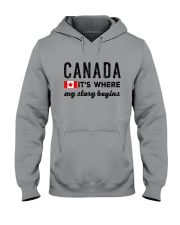 Canada my story begins Hooded Sweatshirt tile