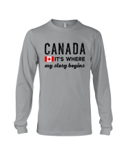 Canada my story begins Long Sleeve Tee tile