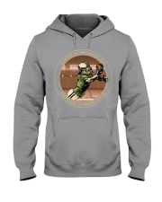 important black football Hooded Sweatshirt tile