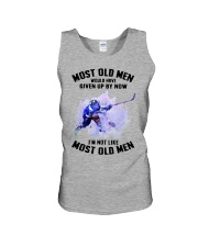 old man hockey Unisex Tank tile