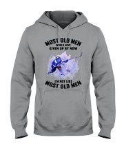 old man hockey Hooded Sweatshirt tile