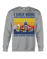 like beer drag racing Crewneck Sweatshirt tile