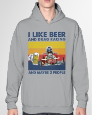 like beer drag racing Hooded Sweatshirt garment-hooded-sweatshirt-front-04