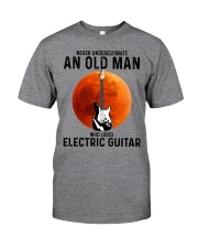 electric guitar never old man Classic T-Shirt front