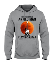 electric guitar never old man Hooded Sweatshirt tile