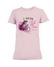 Cycling Woman Wear Pink Premium Fit Ladies Tee tile