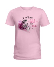 Cycling Woman Wear Pink Ladies T-Shirt tile