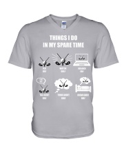 things ido golf V-Neck T-Shirt tile