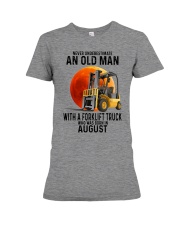 08 forklift truck old man color Premium Fit Ladies Tee tile