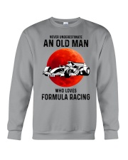 formula racing old man never Crewneck Sweatshirt tile