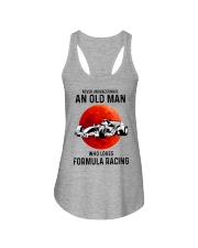 formula racing old man never Ladies Flowy Tank tile