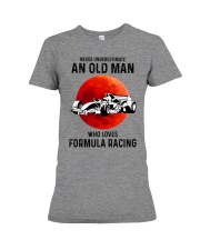 formula racing old man never Premium Fit Ladies Tee tile