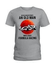formula racing old man never Ladies T-Shirt tile