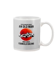 formula racing old man never Mug tile