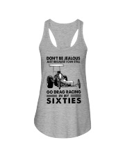 don't be jealous drag racing 2 Ladies Flowy Tank tile