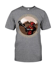 important black lacrosse Classic T-Shirt tile
