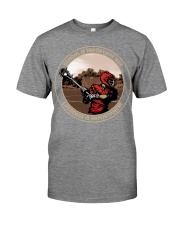 important black lacrosse Premium Fit Mens Tee tile