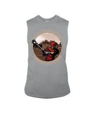 important black lacrosse Sleeveless Tee tile