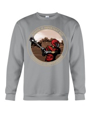 important black lacrosse Crewneck Sweatshirt tile