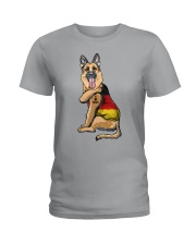 german shepherd germany Ladies T-Shirt tile