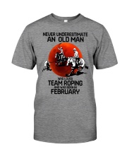 2 team roping never Premium Fit Mens Tee tile