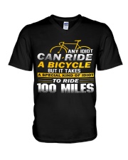 ride bicycle V-Neck T-Shirt tile