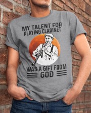 clarinet talent old man Classic T-Shirt apparel-classic-tshirt-lifestyle-26